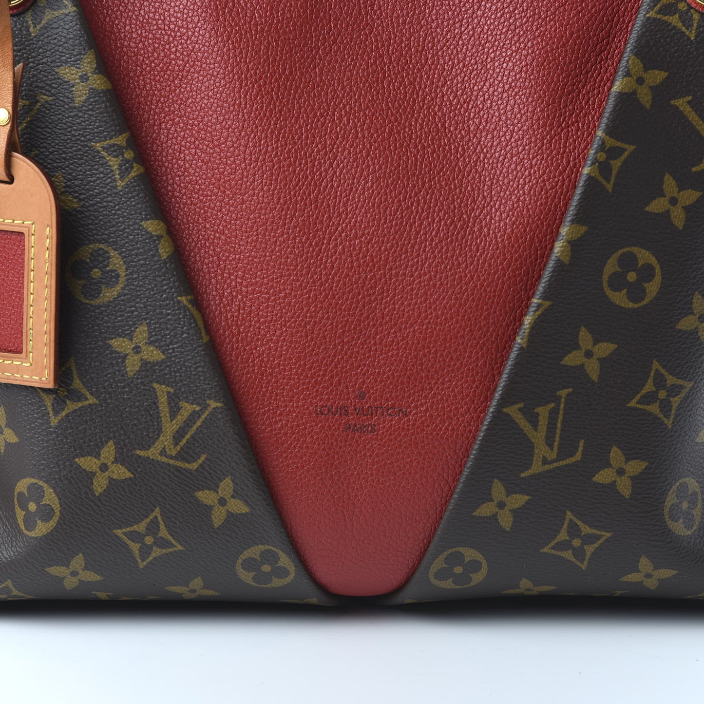 Monogram V Tote MM Cherry