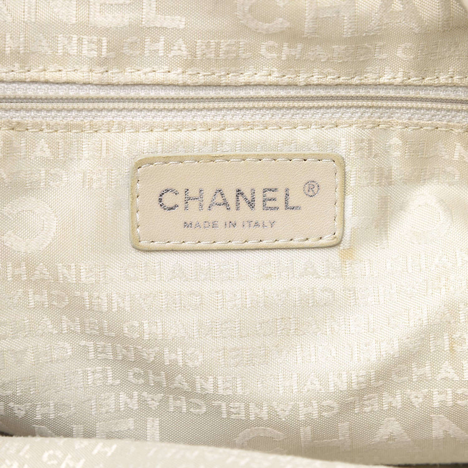 Chanel Tweed Lambskin Large Bowler Black 5 of 10