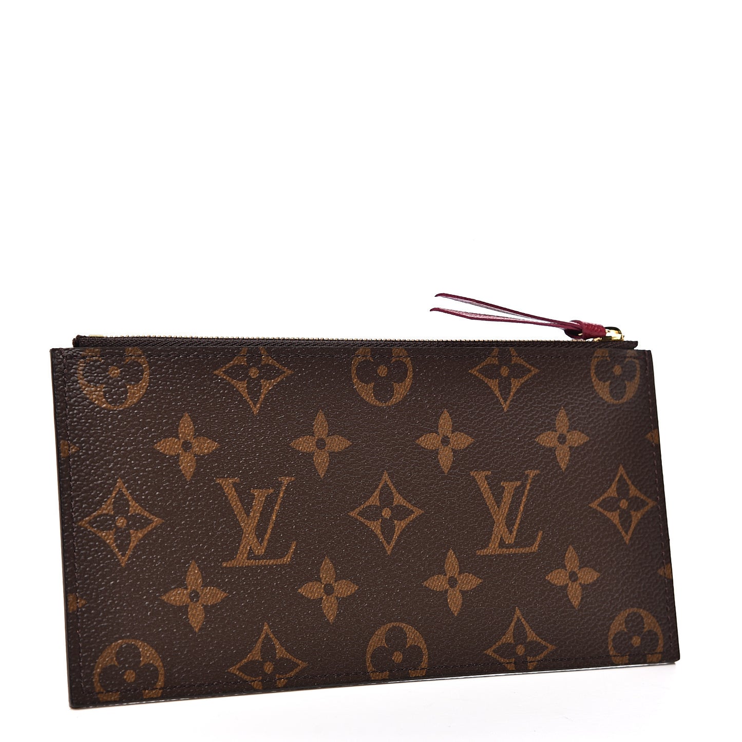 Monogram Felicie Chain Wallet Zippered Insert Fuchsia