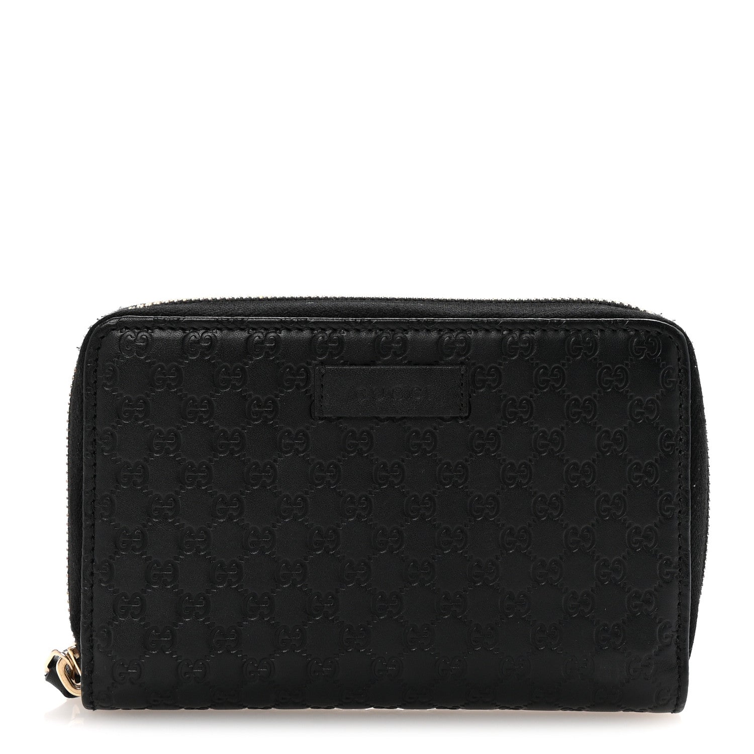 Gucci Soft Microguccissima Zip Around Organizer Wallet Black 1 of 8