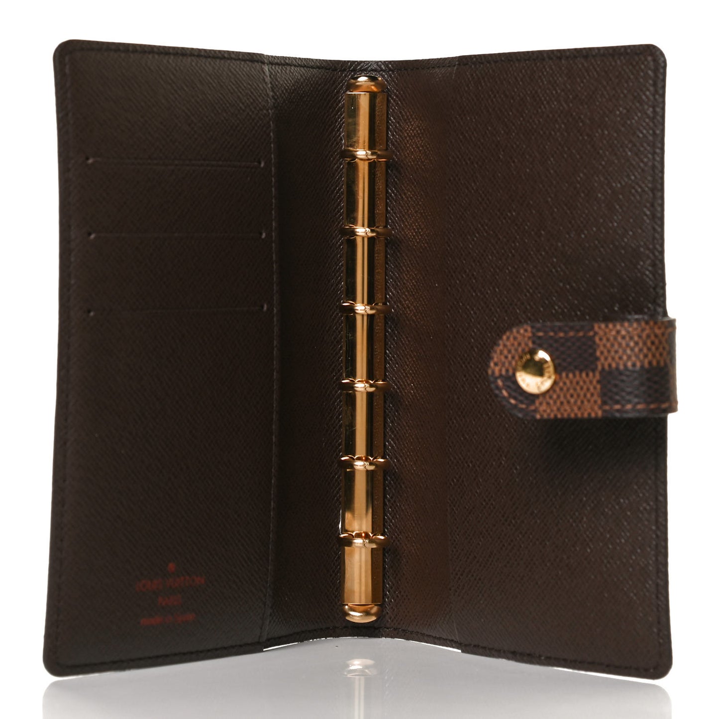 Damier Ebene Small Ring Agenda Cover