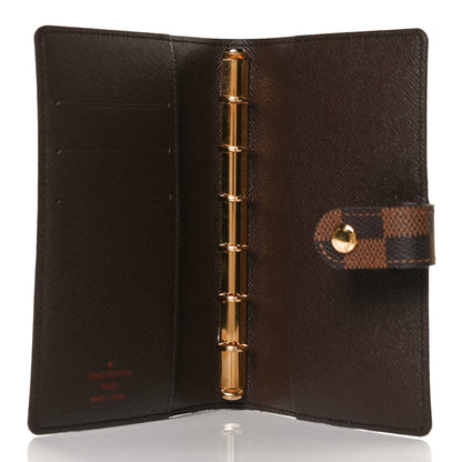Louis Vuitton Damier Ebene Small Ring Agenda Cover 4 of 10