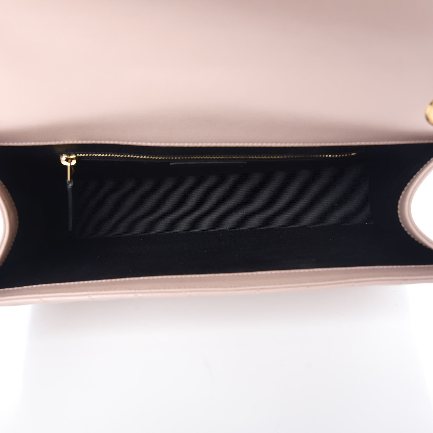 Saint Laurent Grain De Poudre Matelasse Chevron Large Monogram Satchel Rose Antic 5 of 9