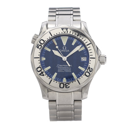 Omega Stainless Steel 36mm Seamaster Professional Automatic Watch Blue 2253.80 1 of 6