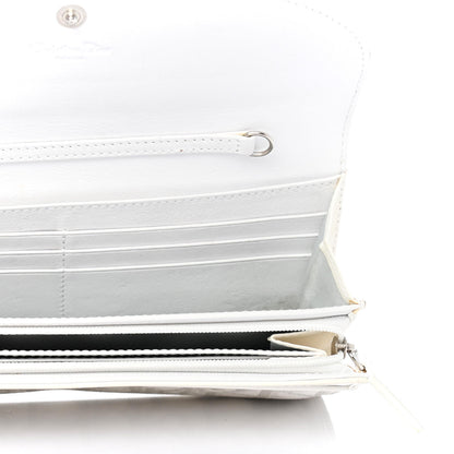 Christian Dior Monogram Trotter Romantique Heart Charm Wallet White 4 of 6