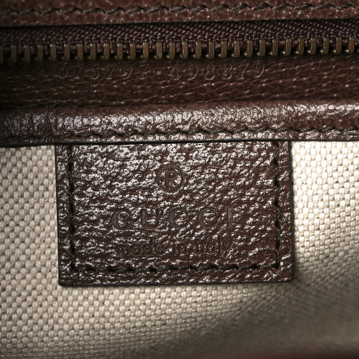 Gucci Monogram Jumbo GG Textured Dollar Calfskin Web Small Bamboo 1947 Top Handle Bag Camel Ebony New Acero 6 of 9
