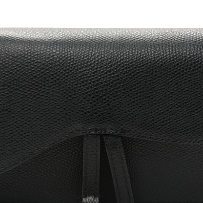 Christian Dior Grained Calfskin Saddle Belt Bag Black 7 of 9