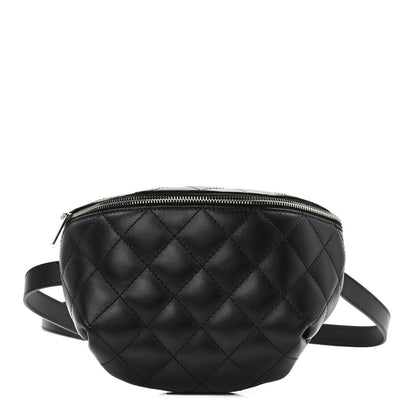 Chanel Calfskin Quilted Waist Belt Bag Black 1 of 10