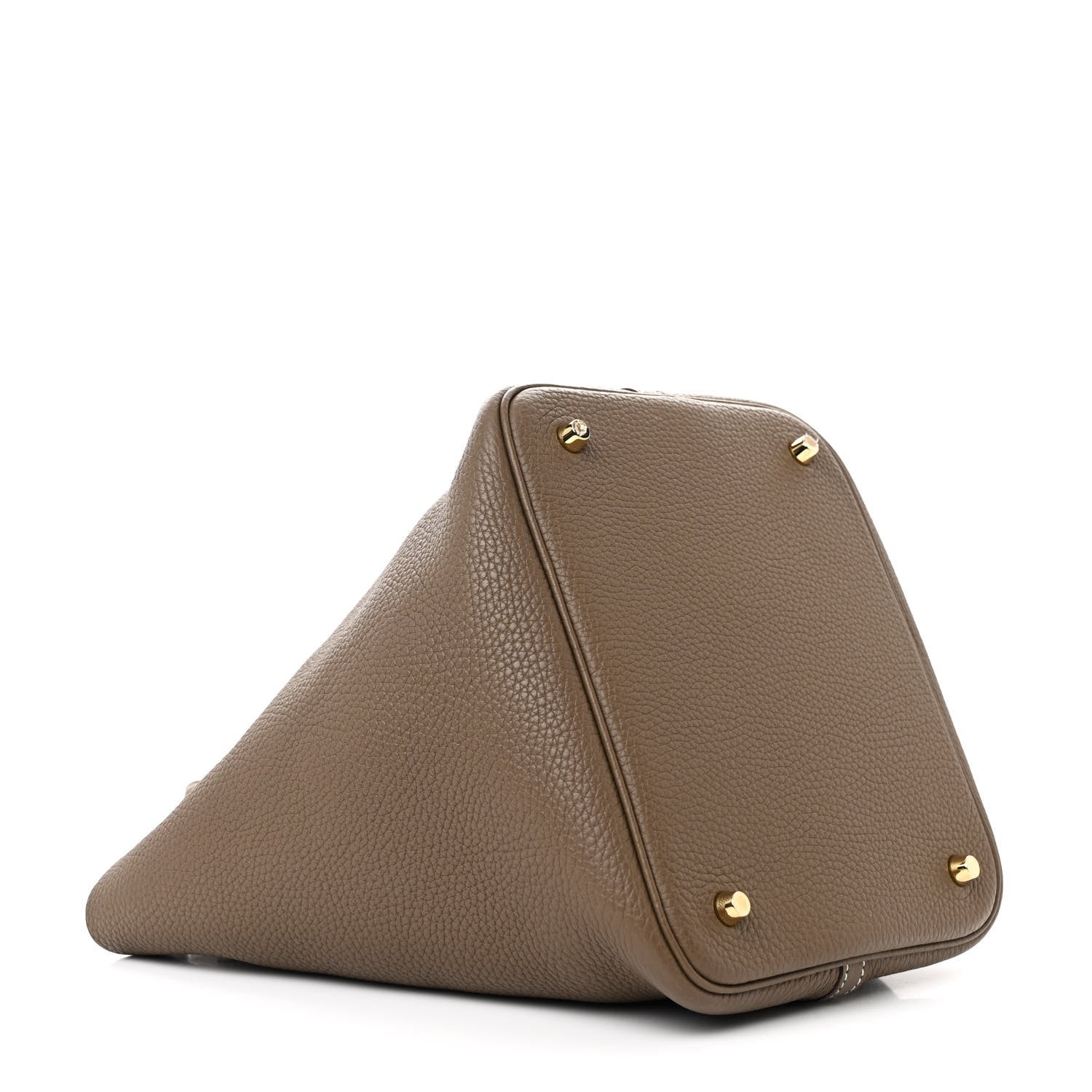 Hermes Taurillon Clemence Picotin Lock 22 MM Etoupe 4 of 11