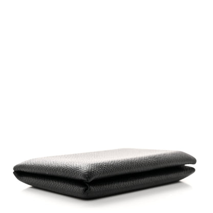 Hermes Epsom Calvi Card Case Black 5 of 8
