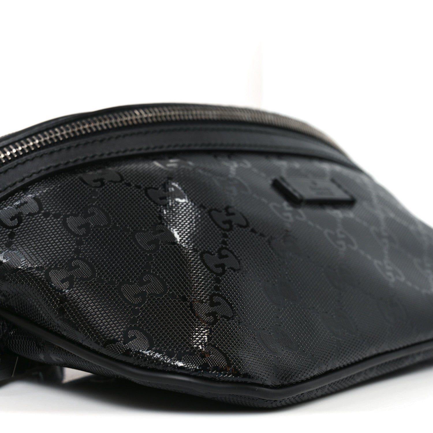 Gucci Imprime Monogram Belt Bag Black 8 of 9