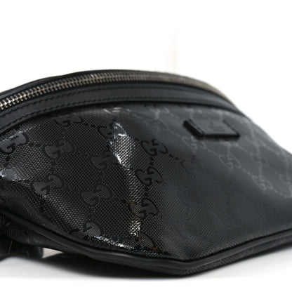 Gucci Imprime Monogram Belt Bag Black 8 of 9