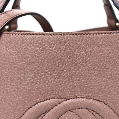 Gucci Pebbled Calfskin Small Soho Shoulder Bag Light Pink 8 of 11