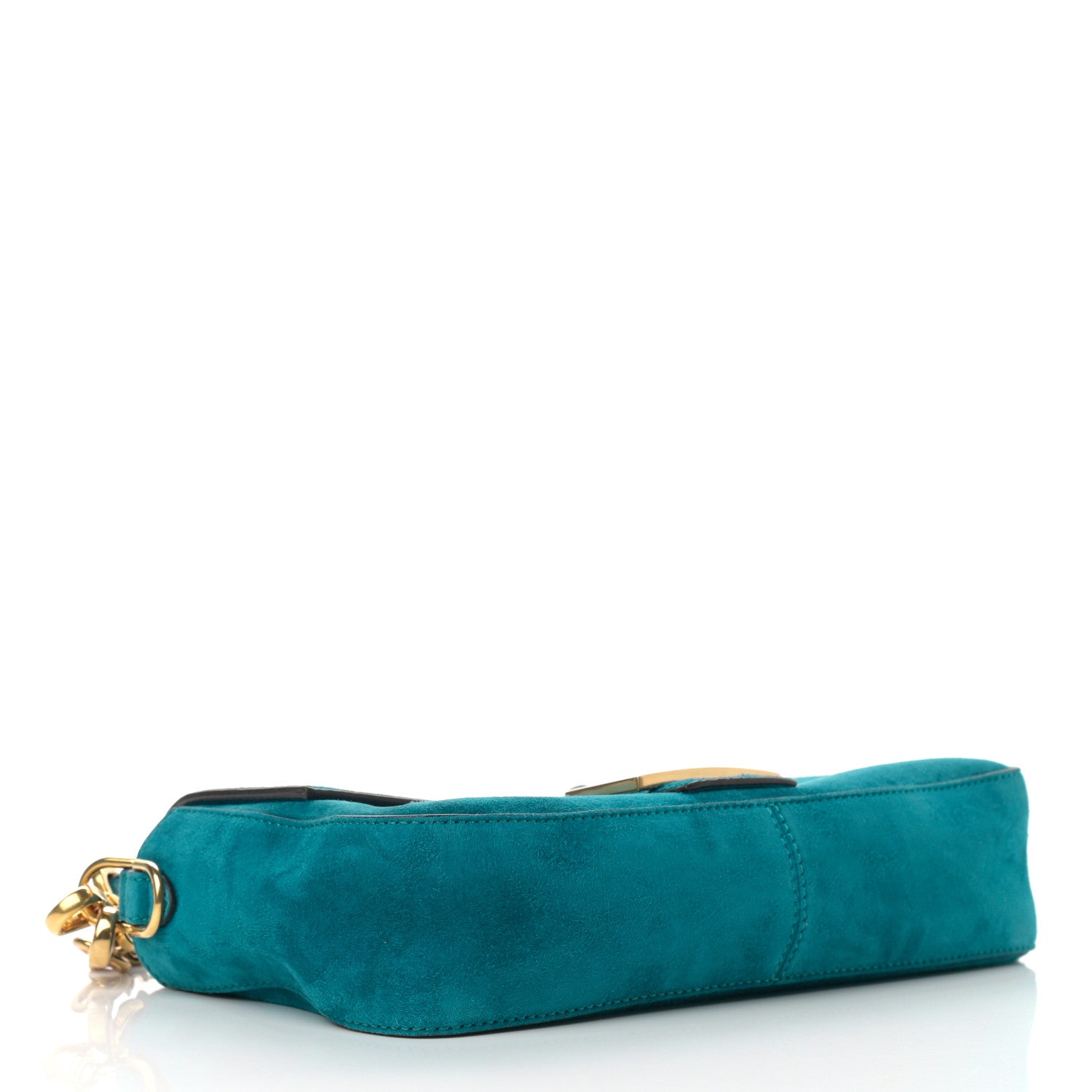 Fendi Chamois Baguette Ottanio 4 of 10