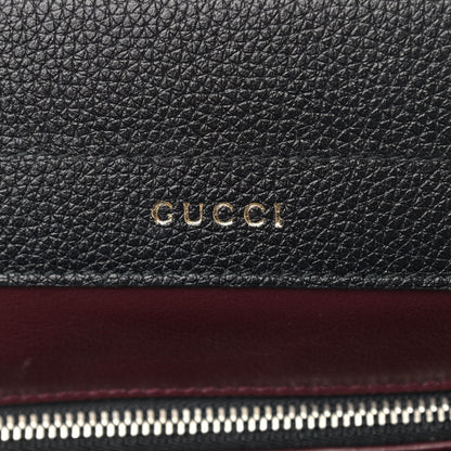 Gucci Grainy Calfskin Small Zumi Top Handle Bag Black 6 of 10