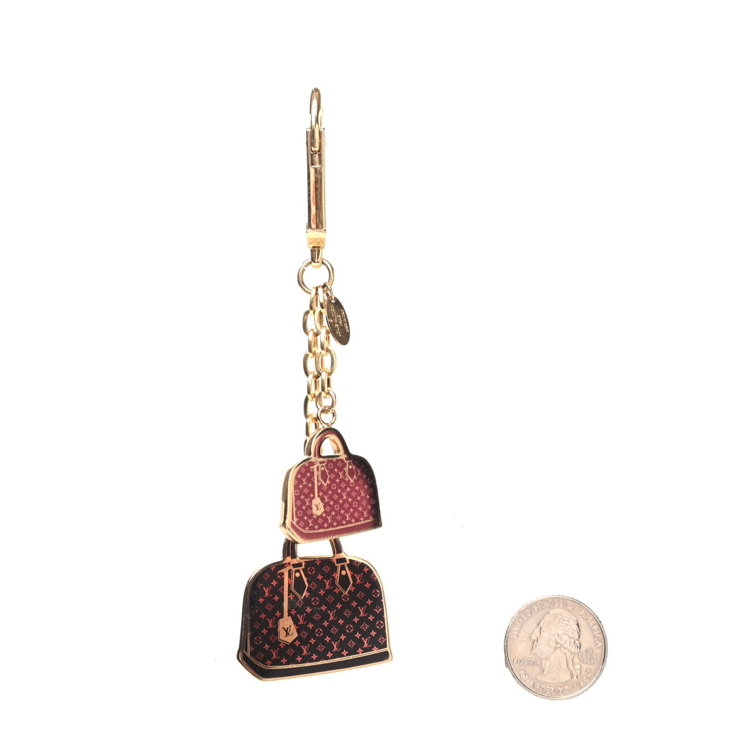Louis Vuitton Monogram Iconic Alma Bag Charm 2 of 2
