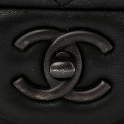 Chanel Lambskin Quilted Jumbo Double Flap So Black 16 of 16