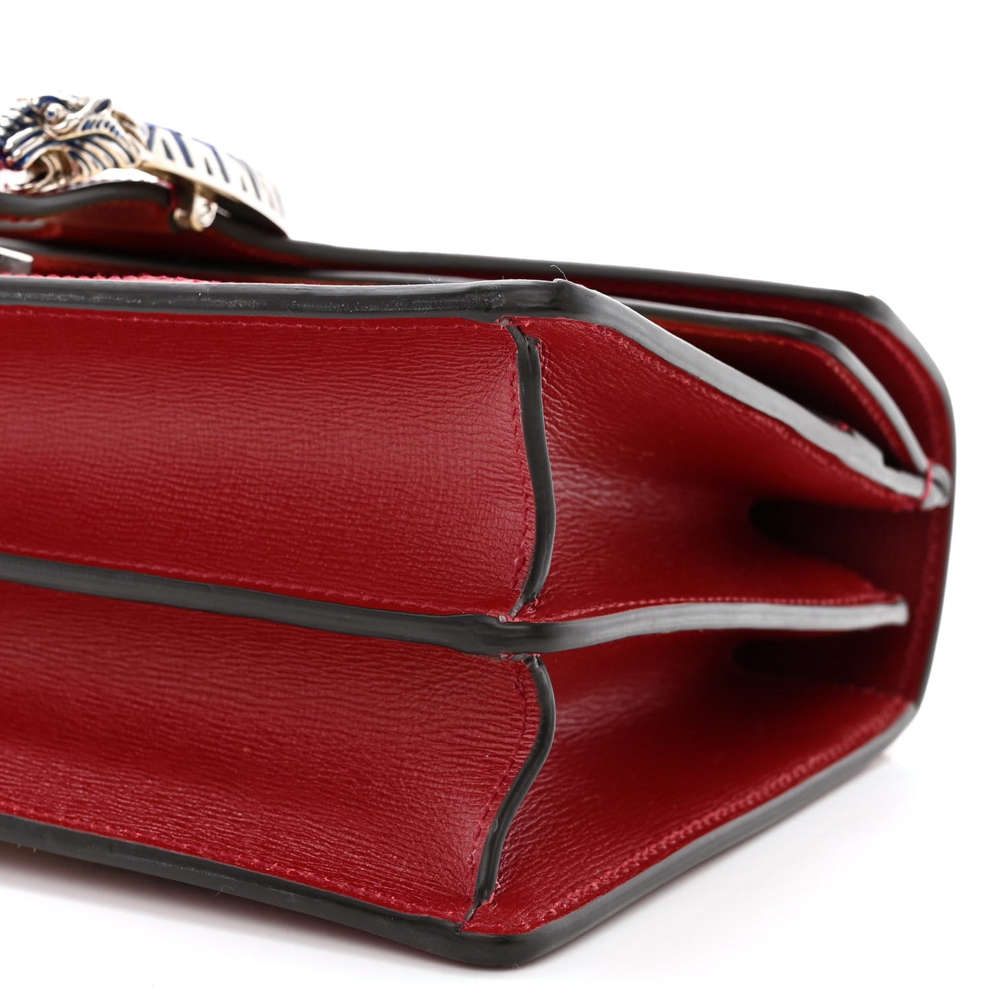 Snakeskin Azalea Calfskin Enamel Small Dionysus Shoulder Bag New Rock New Cherry Red Electric Blue