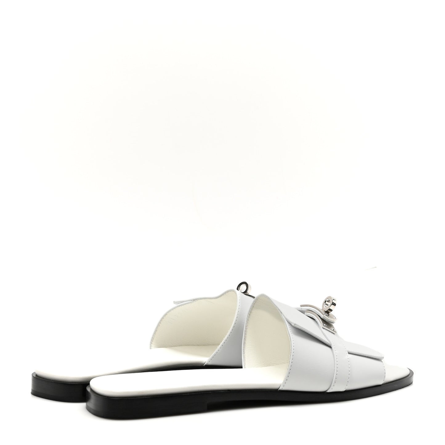 Calfskin Giulia Sandals 39 White