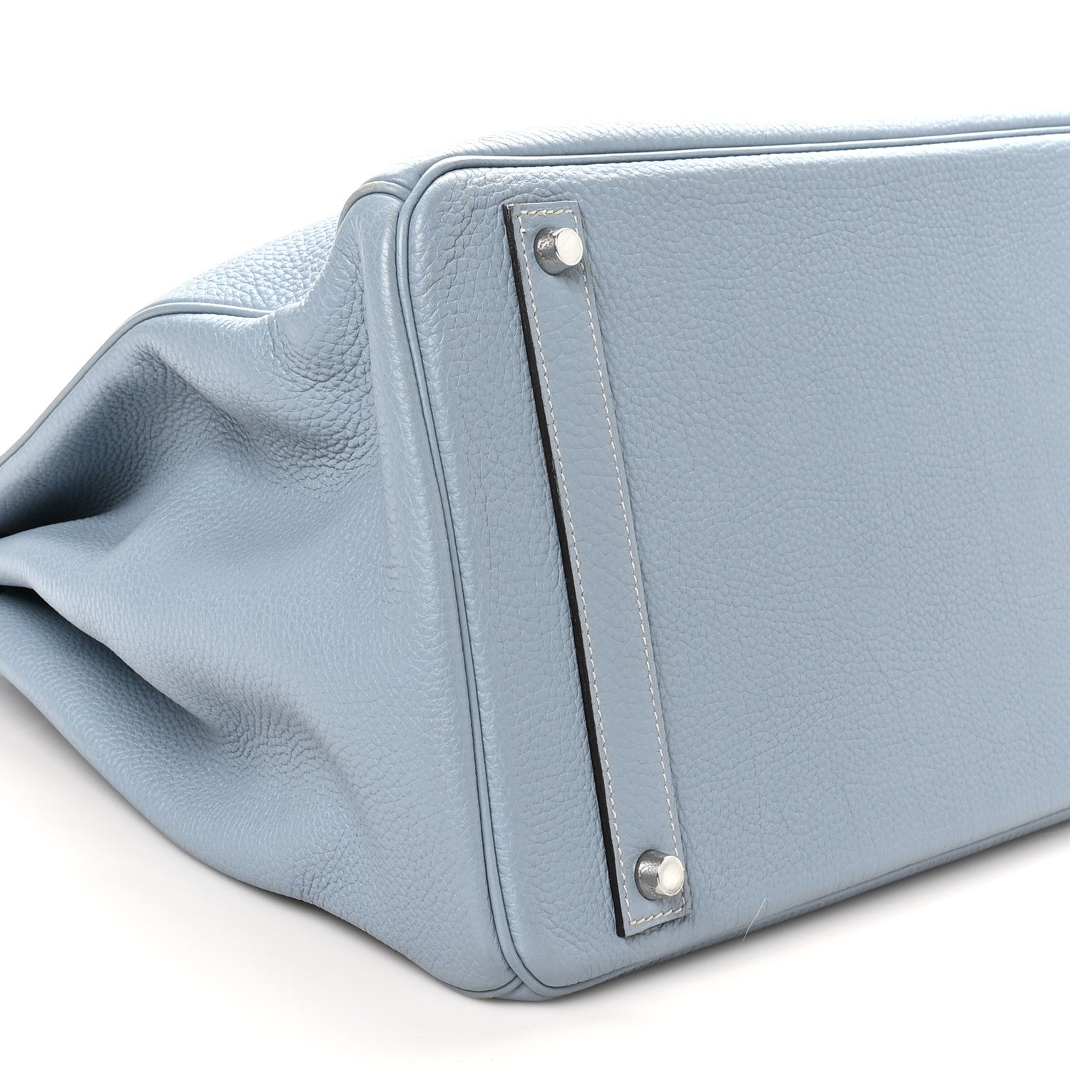 Hermes Togo Birkin 40 Bleu Lin 9 of 10