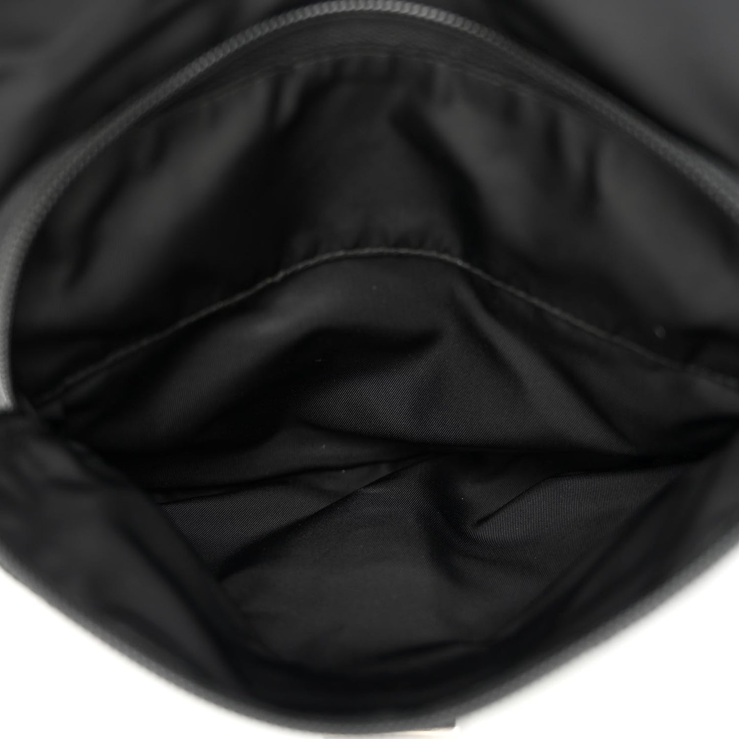 Tessuto Nylon Saffiano Small Vela Messenger Black