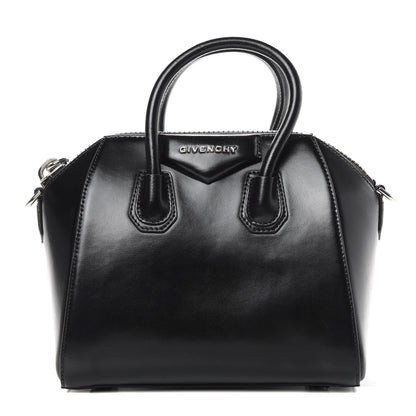 Givenchy Shiny Lord Calfskin Mini Antigona Black 1 of 13