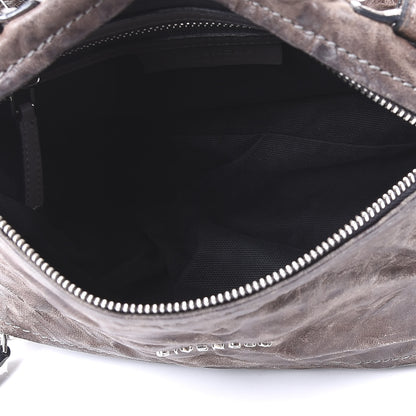 Givenchy Tumbled Sheepskin Mini Pandora Charcoal 4 of 16