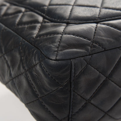 Chanel Lambskin Quilted Maxi Single Flap Black 12 of 13
