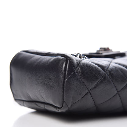 Chanel Aged Calfskin Lucky Charms 2.55 Reissue Mini Clutch With Chain Black 10 of 11