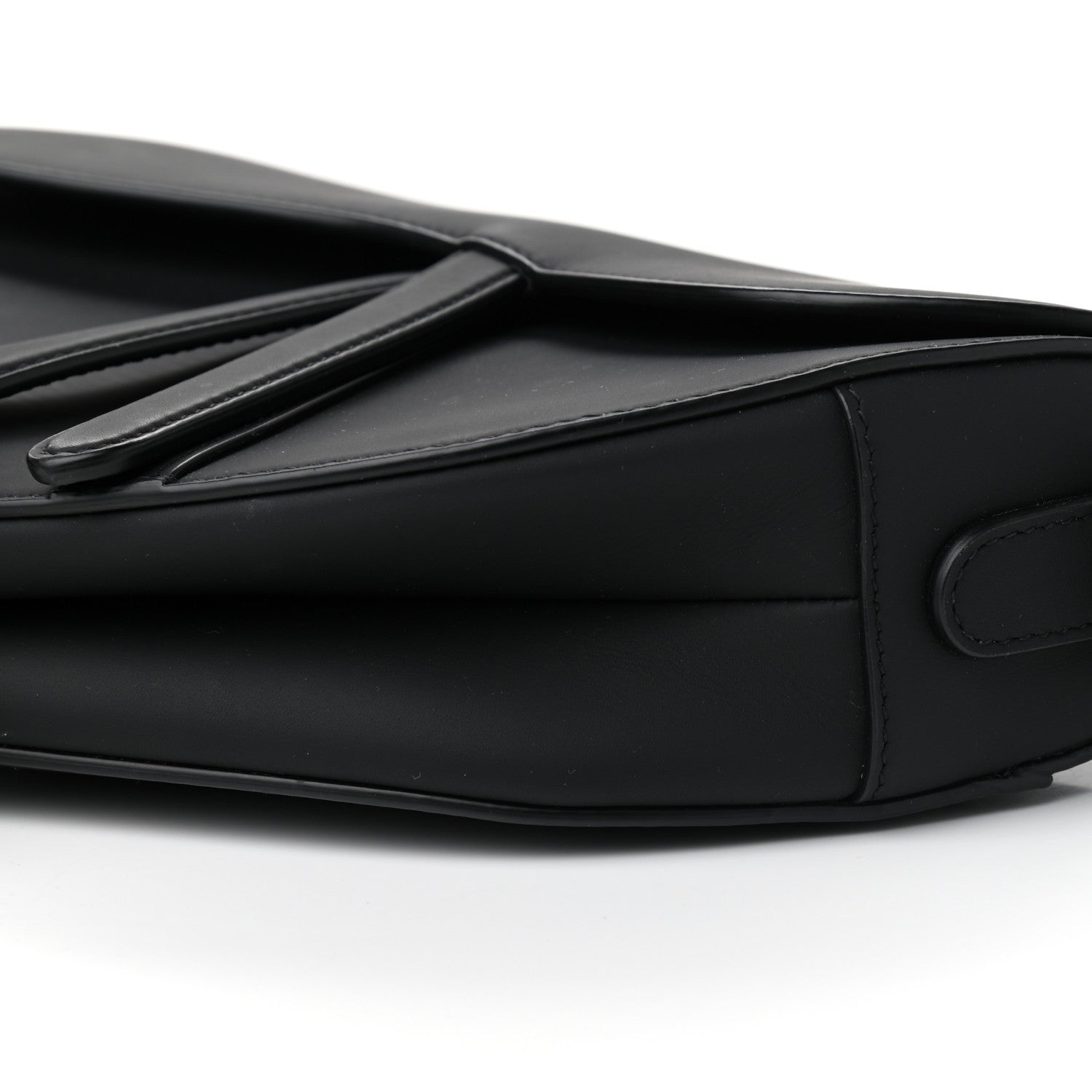 Christian Dior Ultra Matte Calfskin Saddle Bag Black 9 of 9