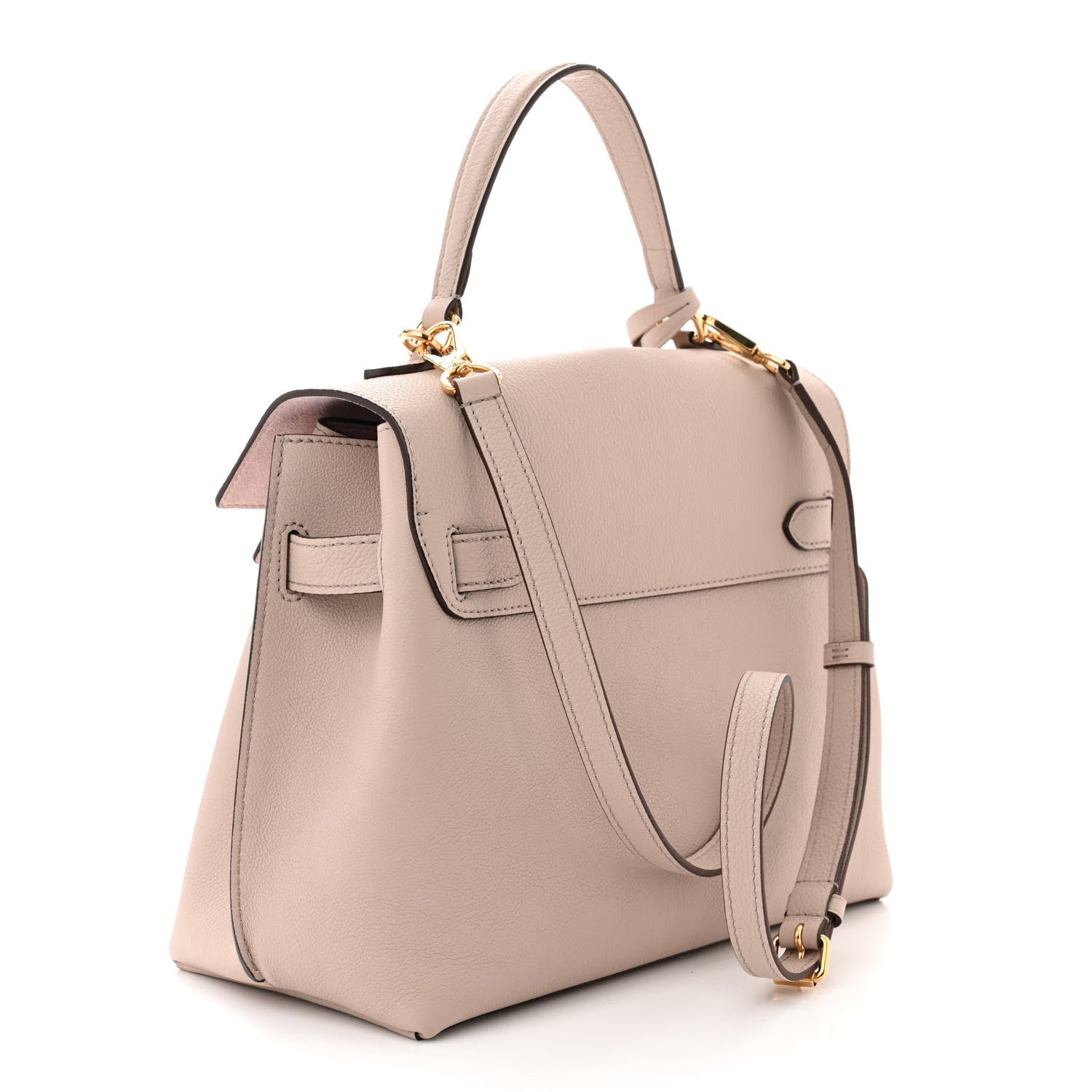Louis Vuitton Soft Calfskin Lockme Ever MM Greige 3 of 9