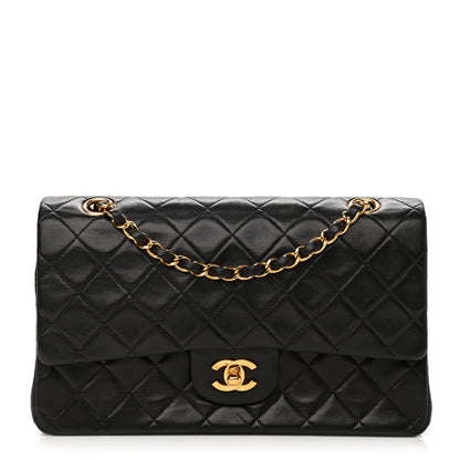 Chanel Lambskin Quilted Medium Double Flap Black 1 of 12