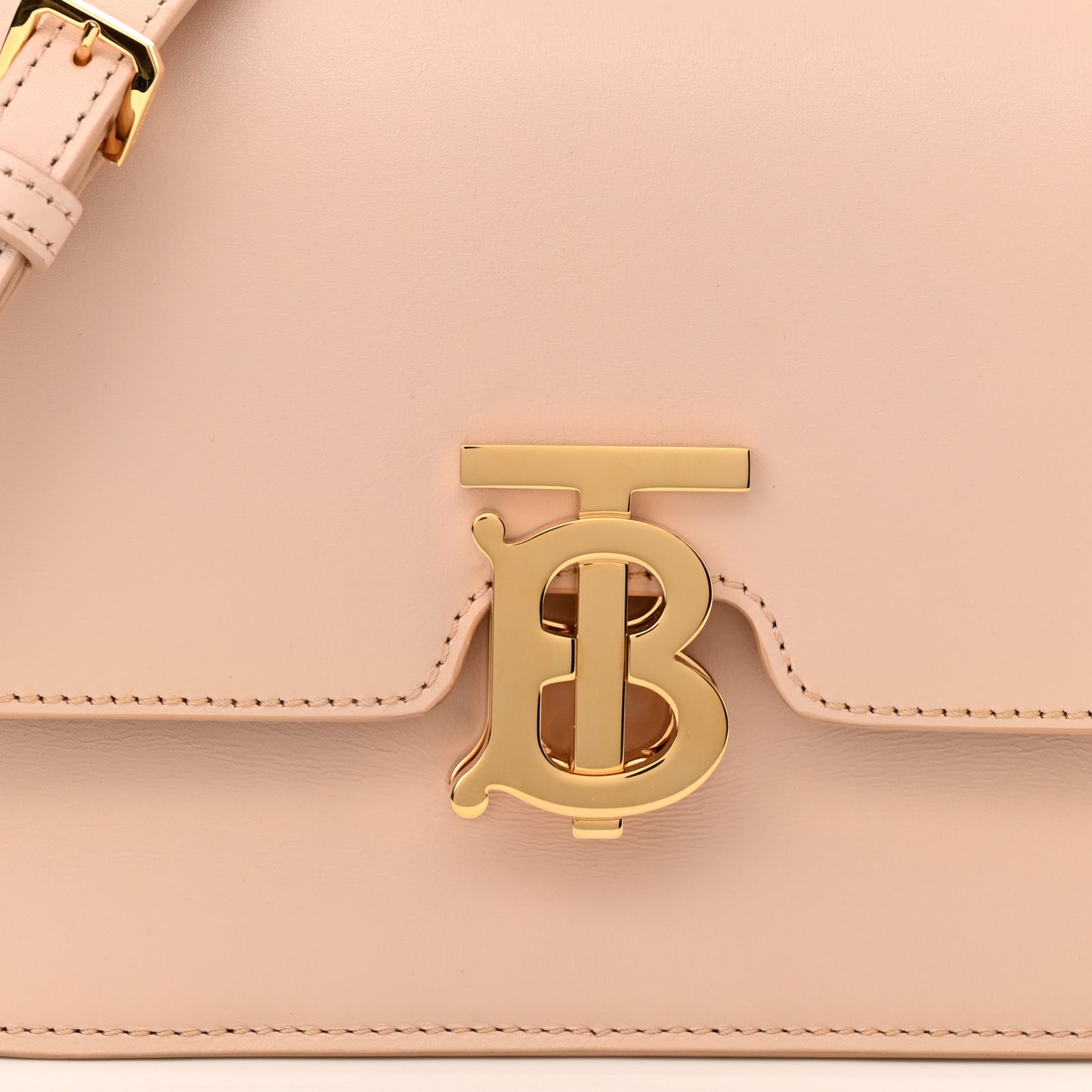 Calfskin Small TB Bag Rose Beige