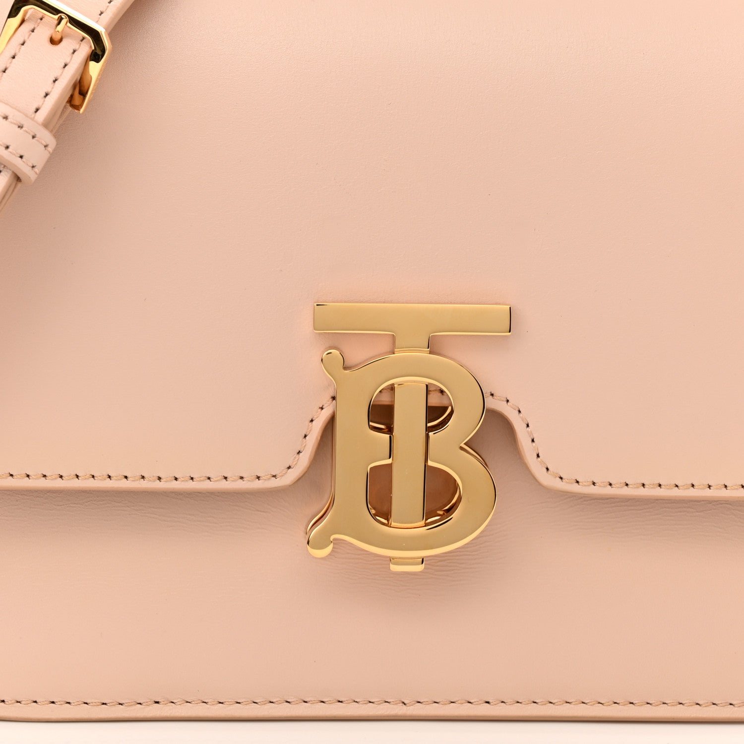 Burberry Calfskin Small TB Bag Rose Beige 7 of 10