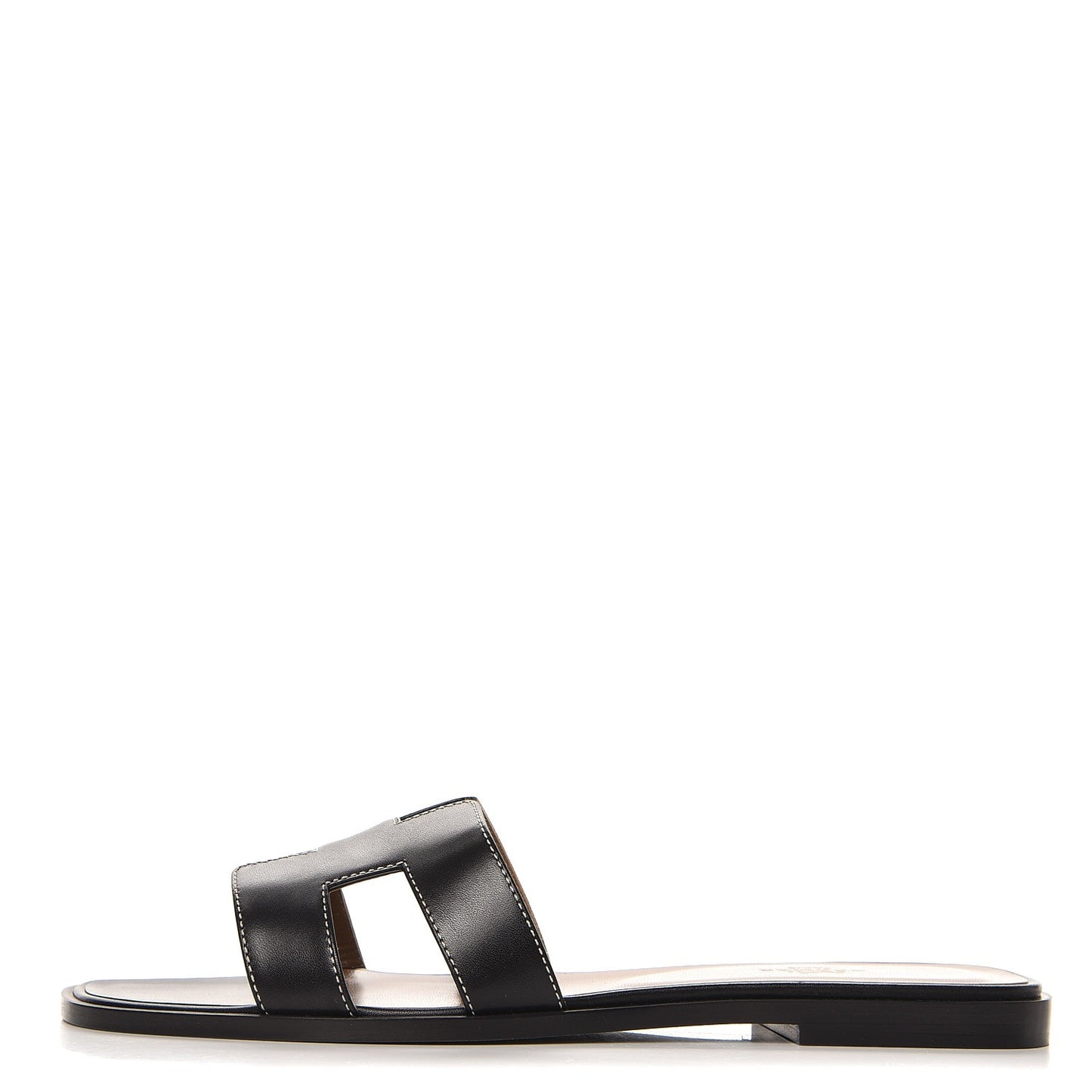 Box Calfskin Oran Sandals 40.5 Black