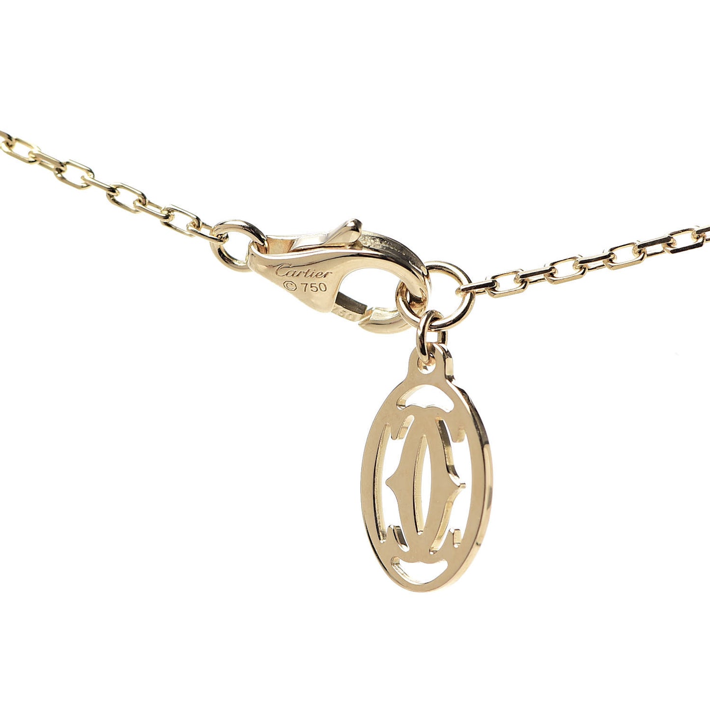 18K Yellow Gold Diamond SM D'Amour Pendant Necklace
