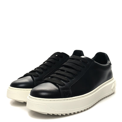 Louis Vuitton Calfskin Time Out Sneakers 40.5 Black 2 of 8
