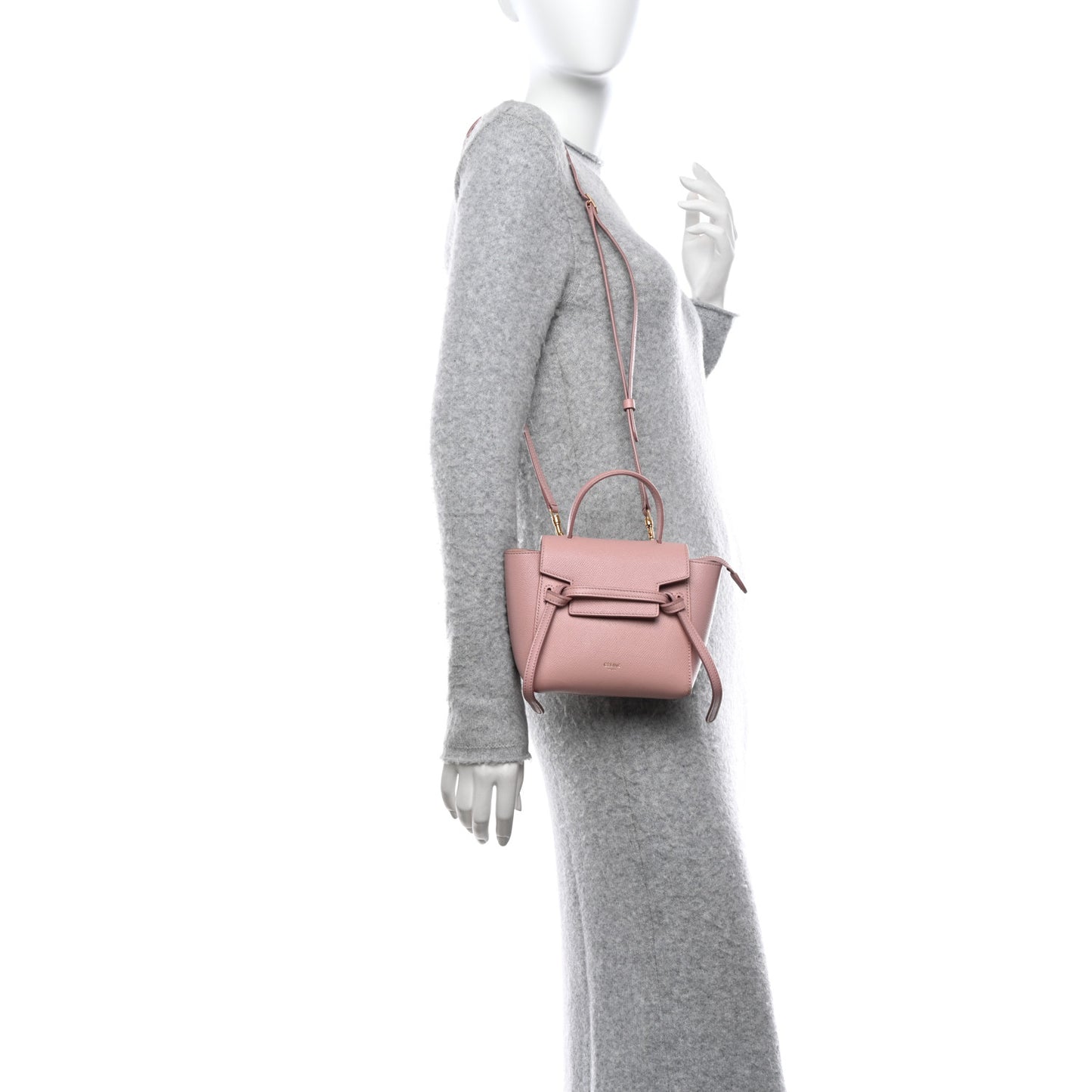Grained Calfskin Pico Belt Bag Vintage Pink Vintage Pink