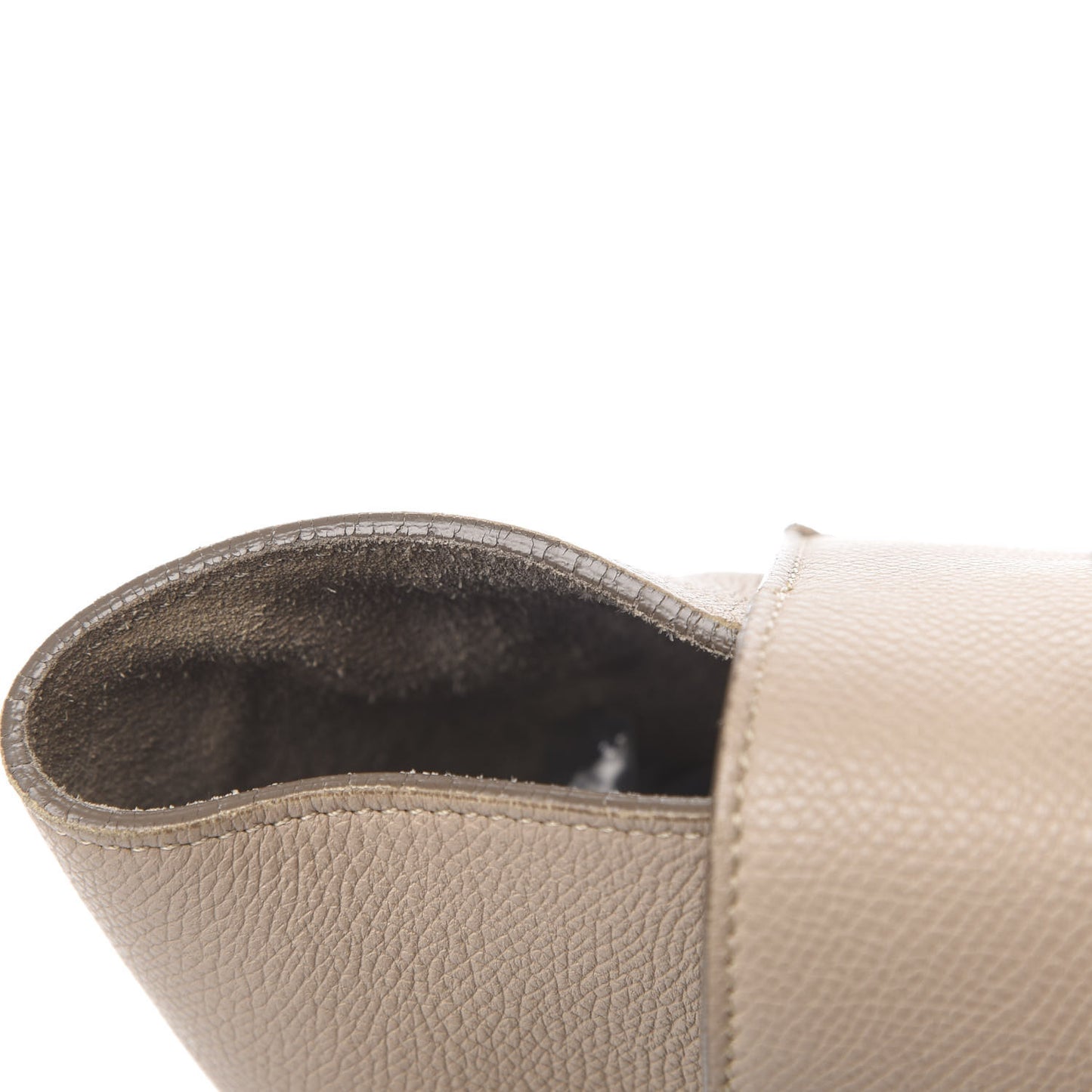 Grained Calfskin Mini Belt Bag Light Taupe