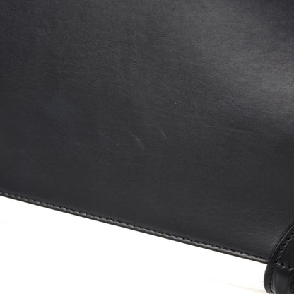 Celine Smooth Calfskin Shrunken Lambskin Mini Bi-Color Luggage Black White 10 of 10