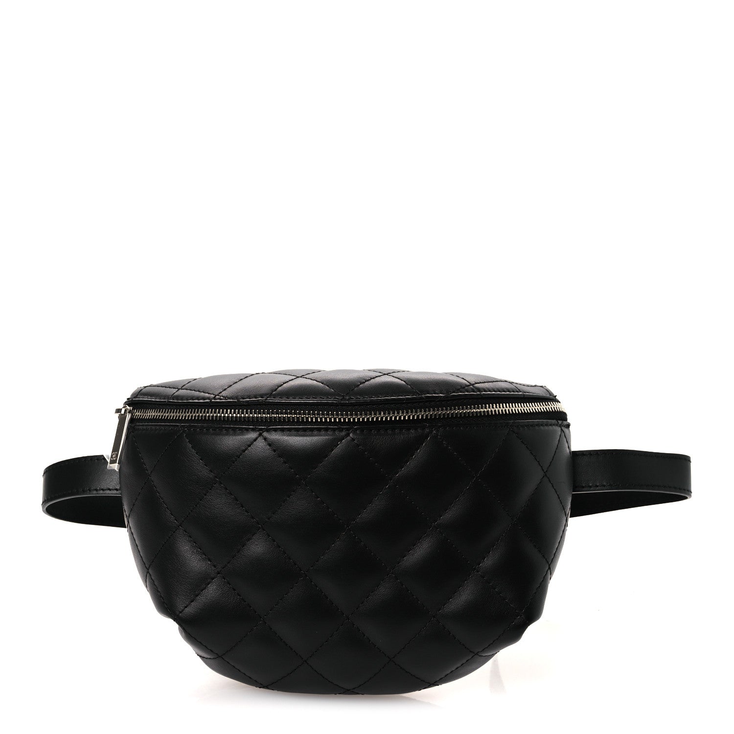Chanel Calfskin Quilted Waist Belt Bag Black 1 of 14
