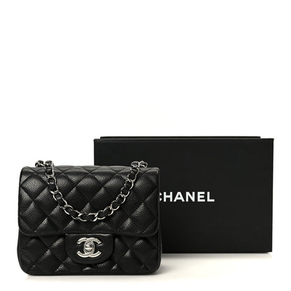Chanel Caviar Quilted Mini Square Flap Black 12 of 12