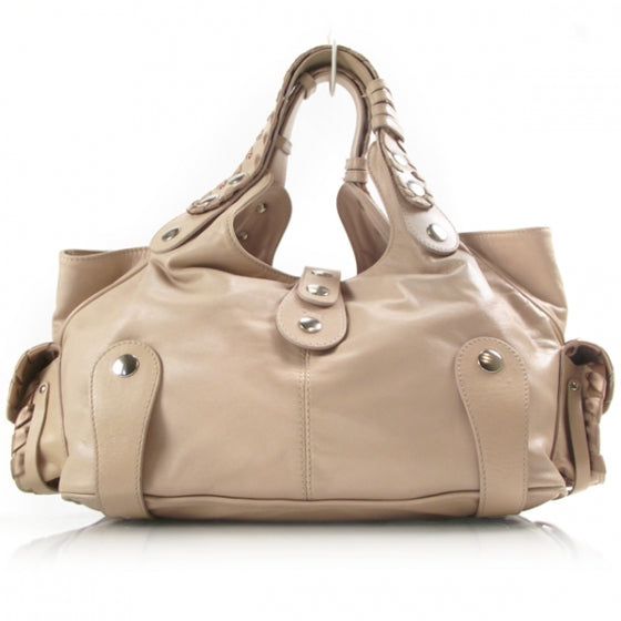 Chloe Calfskin Silverado Shoulder Bag Beige Rose 1 of 11