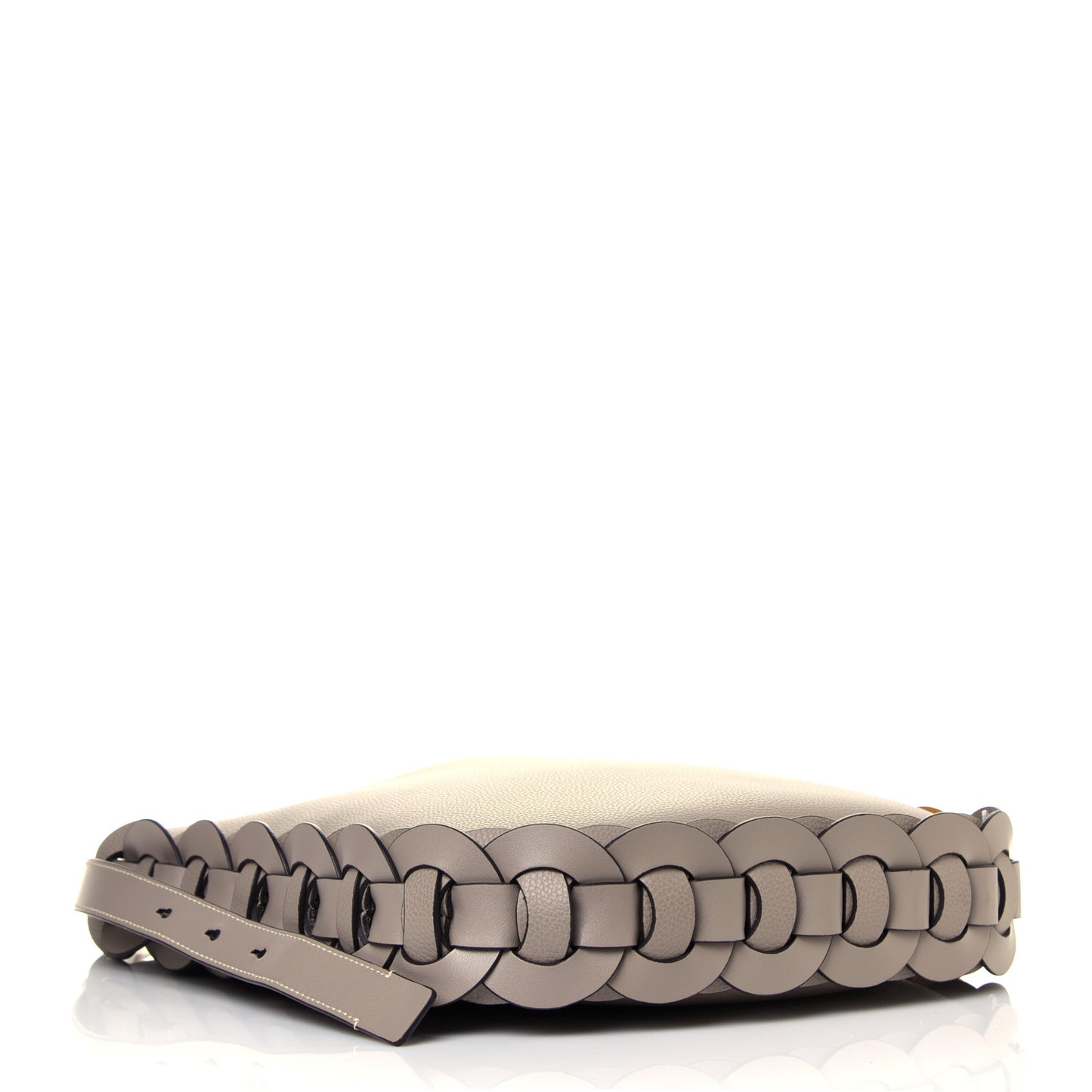 Small Grain Smooth Calfskin Medium Darryl Hobo Motty Grey