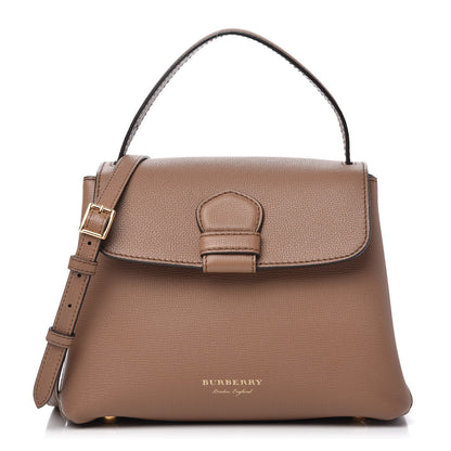 Burberry Derby Calfskin House Check Small Camberley Dark Sand 1 of 9