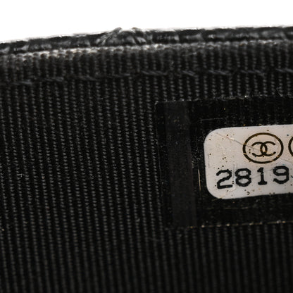 Chanel Caviar Quilted Flap Card Holder Wallet Black 8 of 10