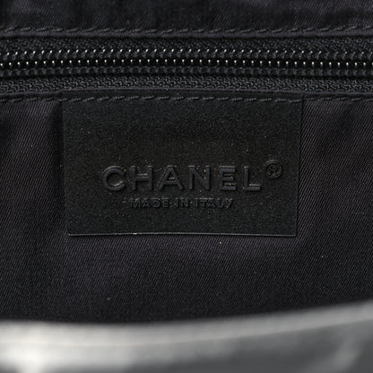 Chanel Metallic Nylon Sport CC Messenger Dark Silver 6 of 19