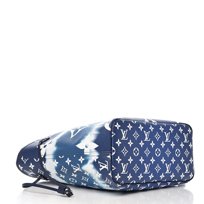 Louis Vuitton Monogram Escale Neverfull MM Blue 4 of 10