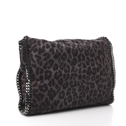 Stella McCartney Leopard Shaggy Deer Small Falabella Tote Grey 3 of 10