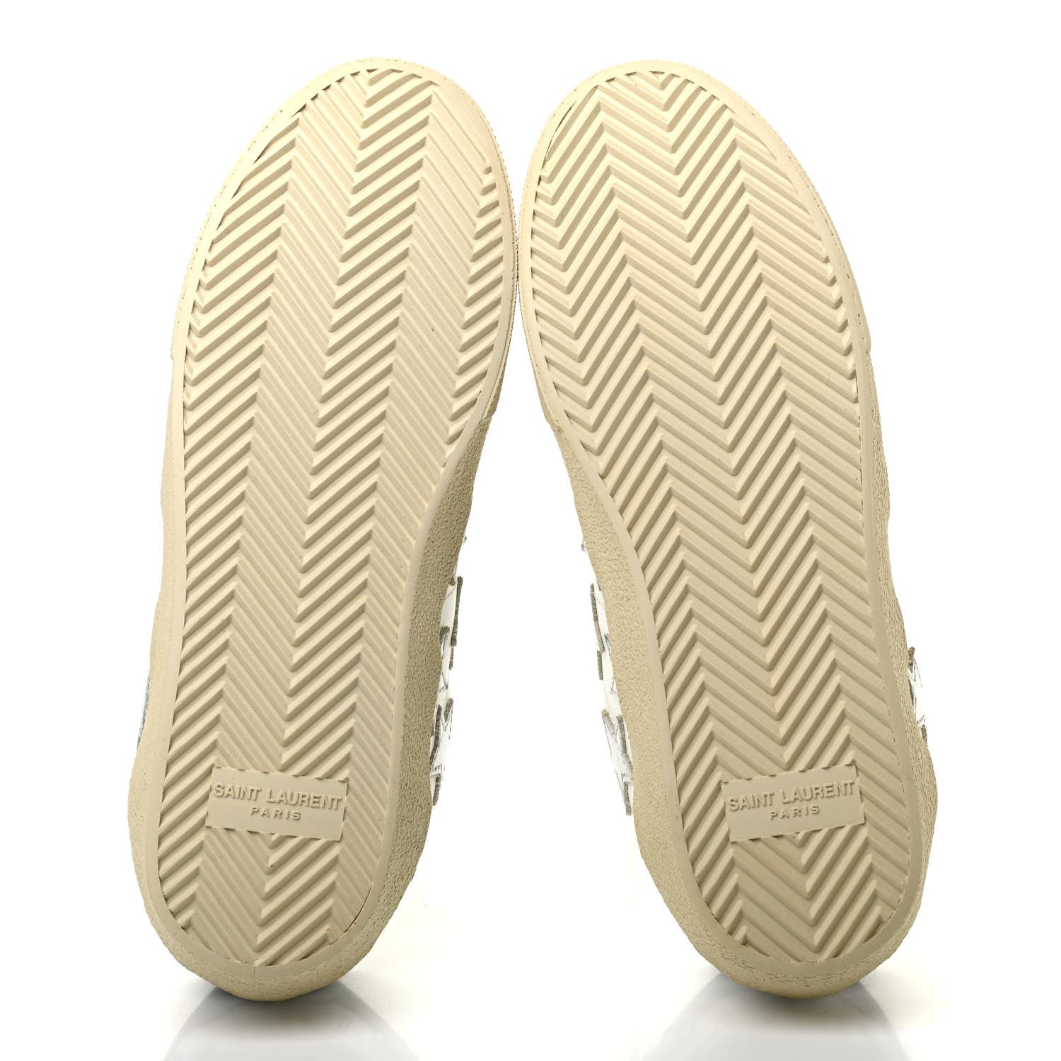 Saint Laurent Nappa Star Court Sneakers 37.5 Off White 5 of 9